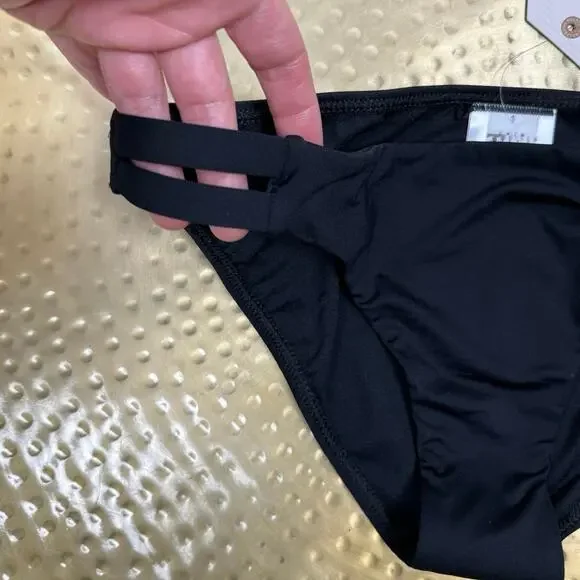 NWT Billabong Women’s Black Sol Searcher Lowrider Full Coverage Bikini Bottom - Picture 4 of 12